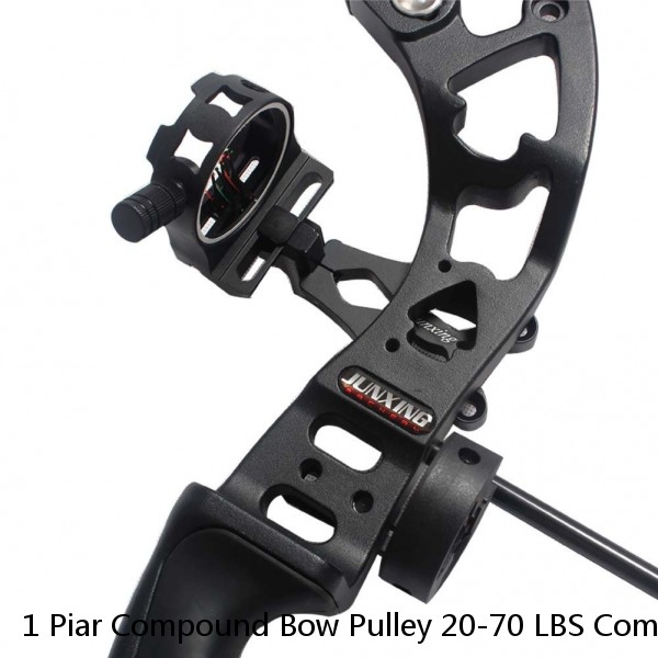 1 Piar Compound Bow Pulley 20-70 LBS Compound Bow DIY Junxing M120/M125 Archery