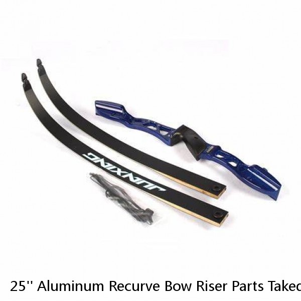 25'' Aluminum Recurve Bow Riser Parts Takedown Recurve Bow Arrows For Recurve Bow Arrow Hunting Shooting