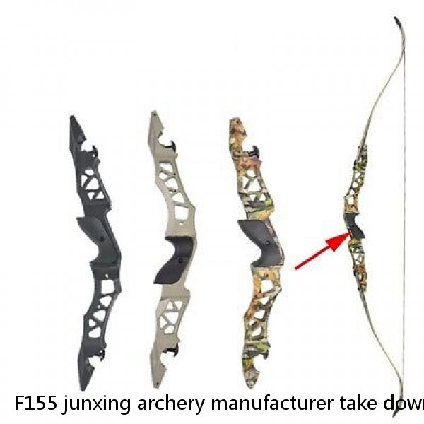 F155 junxing archery manufacturer take down recurve bow 20-38lbs