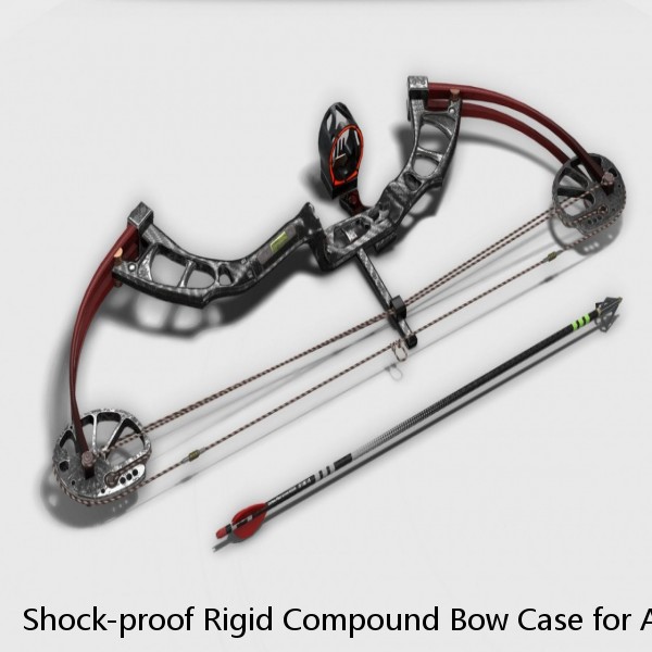 Shock-proof Rigid Compound Bow Case for Archery Hunting Bow & Arrow Storage