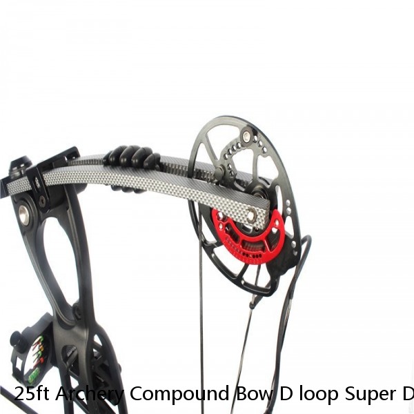 25ft Archery Compound Bow D loop Super Durable Bowstring Release Aid Shooting Bow Accessory Hunting