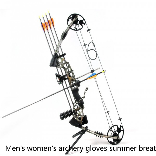 Men's women's archery gloves summer breathable skin-friendly washable shooting gloves for bow hand