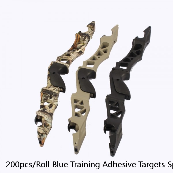 200pcs/Roll Blue Training Adhesive Targets Splatter Reactive Stickers 10x10cm Flowering Splash Reactivity Aim
